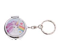 Handy Unicorn Rainbow Pocket Keyring Compact Mirror