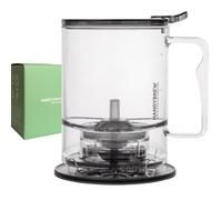 HandyBrew Tea Infuser Tea Steeper for Loose Leaf Tea Brewer Tea Strainer, Safe BPA-Free Plastic Hassle-Free Ways Make Hot and Iced Tea, 17 Fl Oz.