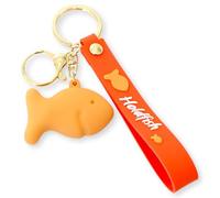 HandyCute Goldfish Keychain, Playful Nostalgic Gift, Stocking Stuffer Idea