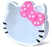 HandyCute® Hello Kitty Makeup Storage Mirror, Desk Mirror, Kitty Cat Shape-Kawaii &Vanity Makeup Mirror, Birthday Gift for Hello Kitty Fans