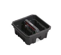 Handyman Caddy Tray Box Housekeeping Cleaners Tote Tray Basket with Handle Carry Grips - Under Sink Kitchen Storage Caddy for Cleaning Products Cleaners Carrier Tool Organiser (Basic 30cm x 30cm)