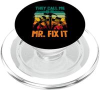 Handyman Dad They Call Me Mr Fix It Repairman Father's Day PopSockets PopGrip for MagSafe