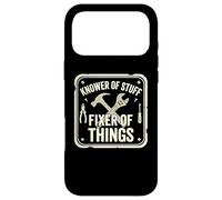 Handyman Mechanic Dad Knows Things Fixer of Stuff Case for iPhone 17 Pro Max
