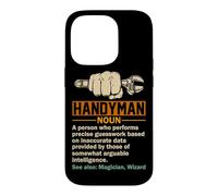 Handyman Noun Funny Dictionary For A Craftsman Case for iPhone 14 Pro