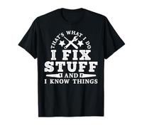 Handyman Wisdom Tee, Fixer Expert, DIY Mechanic Dad Men T-Shirt