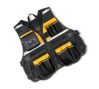 Handymen Breathable Mesh Tool Vest with Reflective Features Multiple Pockets for Tool Organization Site Engineers Vest