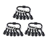 Handymen Essential Keychain Bit Holder, 1/4inch Hexagonal, 3 Sets
