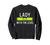 Handywoman Female Builder Fix It Myself DIY Queen Drill Tee Sweatshirt