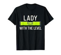 Handywoman Female Builder Fix It Myself DIY Queen Drill Tee T-Shirt