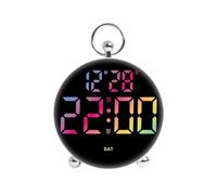 HANELREEZD Portable Digital Alarm Clock Multifunctional Desk alarm clock