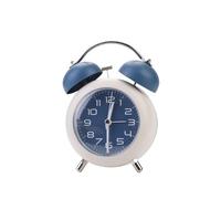HANELREEZD Twin Bell Loud Alarm Clock Metal Silent Desk alarm clock