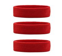 HANERDUN Sports Headbands for Women Men Thick Sweatbands Workout Headband | Cotton Terry, Head Bands For Womens Hair, Wide, Thick, Non Slip, Running, Biking, Jogging, Tennis, Football