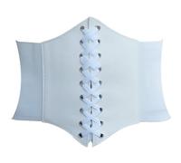 HANERDUN Women's Corset Belts Retro Wide Waspie Elastic Lace-up Waist Belt | Corset Belt, Chunky Belts, Renaissance Corset, Pirate Corset, Underbust Corset, Vintage, Elastic, Lace Up, Adjustable