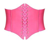 HANERDUN Women's Corset Belts Retro Wide Waspie Elastic Lace-up Waist Belt | Corset Belt, Chunky Belts, Renaissance Corset, Pirate Corset, Underbust Corset, Vintage, Elastic, Lace Up, Adjustable
