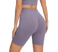 HANERDUN Women's Push Up Waist Booty Scrunch Butt Legging Short Seamless Cycling Short Yoga Running Tights Shorts Anti Cellulite Pants