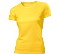 Hanes 7131 Womens Comfortsoft® Organic T-Shirt Sunflower Yellow XL