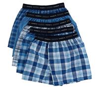 Hanes Big Boys' Boxer 5 Pack, Tartan, Medium (Colors May Vary)