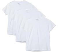 Hanes Big Men’s Tagless ComfortSoft Crew Undershirt Tall, Various Pack Size Options (3 Pack or 5 Pack), White - 3 Pack, Medium