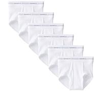 Hanes Boys' 6 Pack Ultimate Brief, White, X-Small