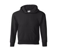 Hanes Boys 7.8 oz. EcoSmart® 50/50 Pullover Hood (P470) -Black -XL
