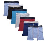 Hanes Boys' 7-Pack Comfort Flex Waistband Boxer Briefs, 7 Pack - Multicolor, XL