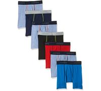 Hanes Boys' 7-Pack Dyed Boxer Briefs, Multicolor, L (Pack of 7)