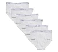 Hanes Boys Boys' Underwear, Comfort Flex Waistband Briefs, Multiple Packs & Colors Available, White - 6 Pack, M