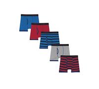 Hanes Boys' Comfort Flex Fit Sport Ringer Boxer Briefs, Multiple Packs Available, Assorted 5-Pack, 14-16 (Pack of 5)