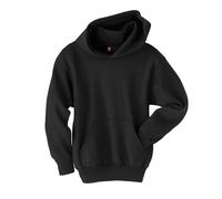 Hanes Boys' Eco Smart Fleece Pullover Hood - black - L