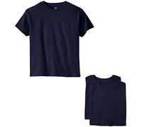 Hanes Boys' Essentials Short Sleeve T-Shirt Value Pack, 3 Or 6-Pack, Navy - 3 Pack, L