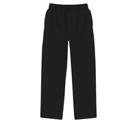 Hanes Boys Open Leg Sweatpants (D097) -Black -M