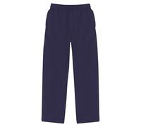 Hanes Boys Open Leg Sweatpants (D097) -Navy -M