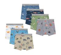 Hanes Boys' Potty Trainer Boxer Briefs for Toddlers, Light Leaks Potty Training Underwear for Boys, 6 Or 7-packs, Weekdays, Blue, Green, Tan, 4-5 Years