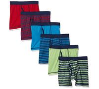 Hanes Boys' Stretchy Waistband Toddler Boxer Briefs, Assorted Solids, Stripes, & Prints, 2-3 Years