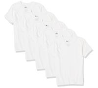 Hanes Boys' Ultimate Cool Comfort Crewneck Undershirt 5-Pack Underwear, White, XS (Pack of 5)
