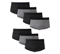 Hanes Men's 7-Pack Black/Gray Full-Cut Briefs