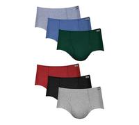 Hanes Classics Men's Underwear Briefs Pack, Mid-Rise Briefs, Stretch Cotton Underwear, Classic, 6-Pack (Colors May Vary), 6 Pack - Assorted Solids, XL