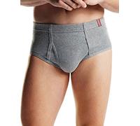 Hanes Classics Men's Underwear Briefs Pack, Mid-Rise Briefs, Stretch Cotton Underwear, Classic, 6-Pack (Colors May Vary), 6 Pack - Assorted Solids, S