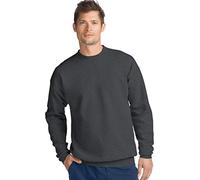 Hanes ComfortBlend EcoSmart Men`s Crew Sweatshirt, 5XL Charcoal Heather