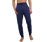 Hanes EcoSmart Jogger Sweatpants, Men's Midweight Fleece Lounge Pants, 30.5", Navy, Medium