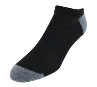 Hanes FreshIQ™ X-Temp® Super Low No Show Socks 12-Pack (LTAC10) -BLACK -6-12 -12PK