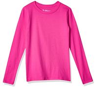 Hanes Girls' ComfortSoft Long Sleeve Tee, Amaranth, L