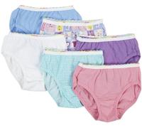 Hanes Girls' Toddler 6-Pack Brief, Assorted, Assorted, 4