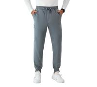 Hanes Men's Healthcare, Scrub Joggers, Moisture-Wicking & Odor Control, Multiple Pockets Medical Pants, Slate Grey, Medium