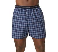 Hanes Men's 2-Pack Exposed Waistband Woven Boxers - Multi - Medium