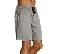 Hanes Men's 2 Pack Jersey Cotton Knit Tagless Sleep & Lounge Drawstring Shorts