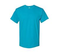 Hanes Mens 5.2 Oz. ComfortSoft® Cotton T-Shirt (5280) -Teal -L