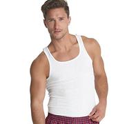 Hanes Mens 7990w7 Undershirts, White - 7 Pack, L UK
