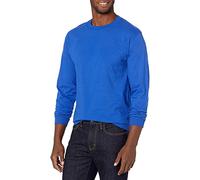 Hanes Men's Beefy Long Sleeve Shirt, 1 Or 2 Pack, Deep Royal, Medium