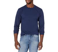 Hanes Men's Beefy Long Sleeve Shirt, Navy, 3XL